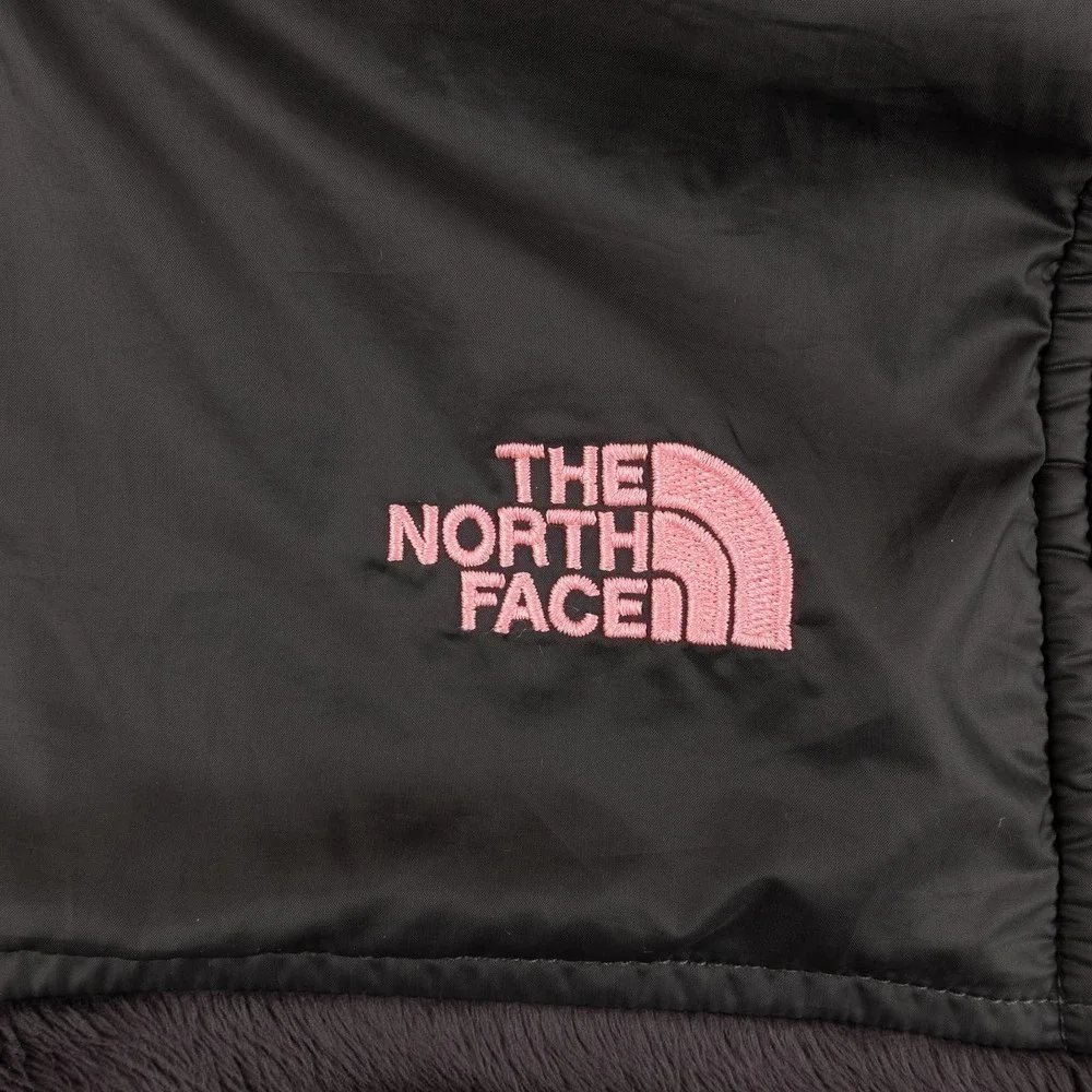 The North Face Fleece Hoodie Jacket Girl's Large Black